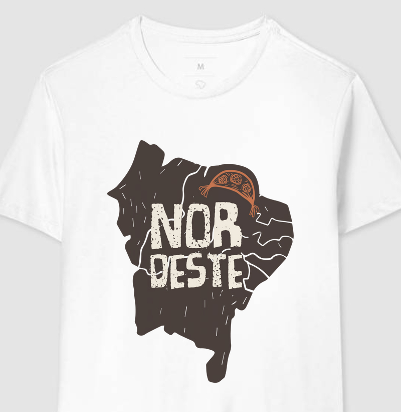 Nordeste com Mapa Estampado – Orgulho em Cada Estado