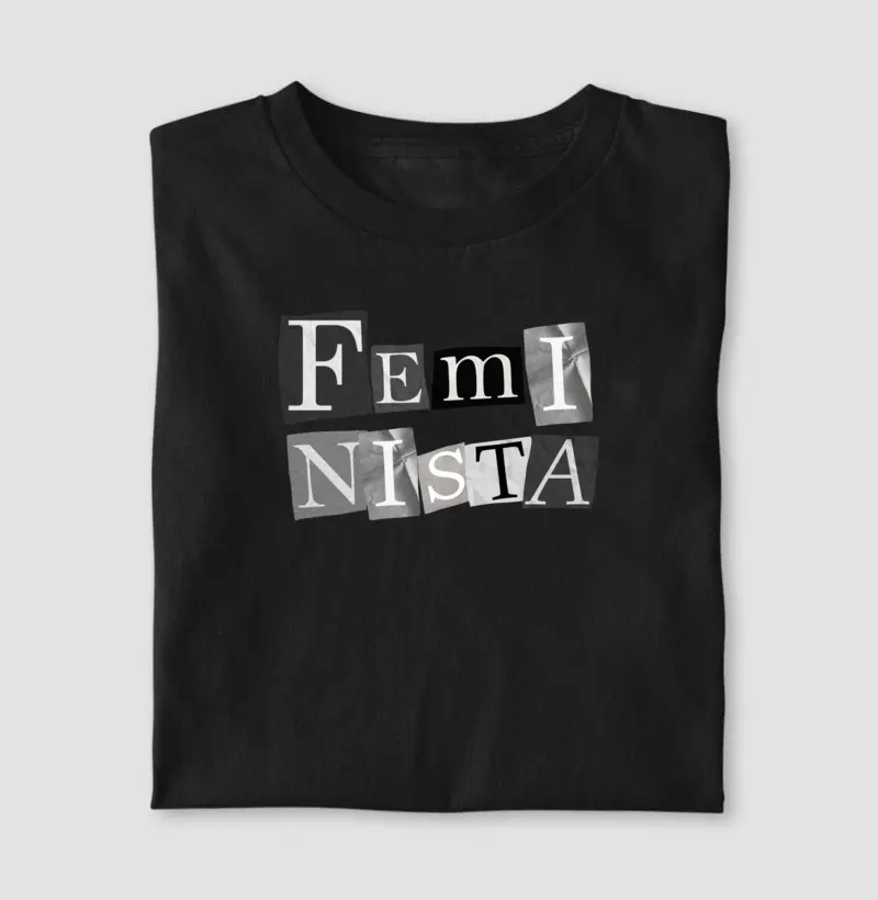 FEMINISMO EM LETRAS RECORTADAS