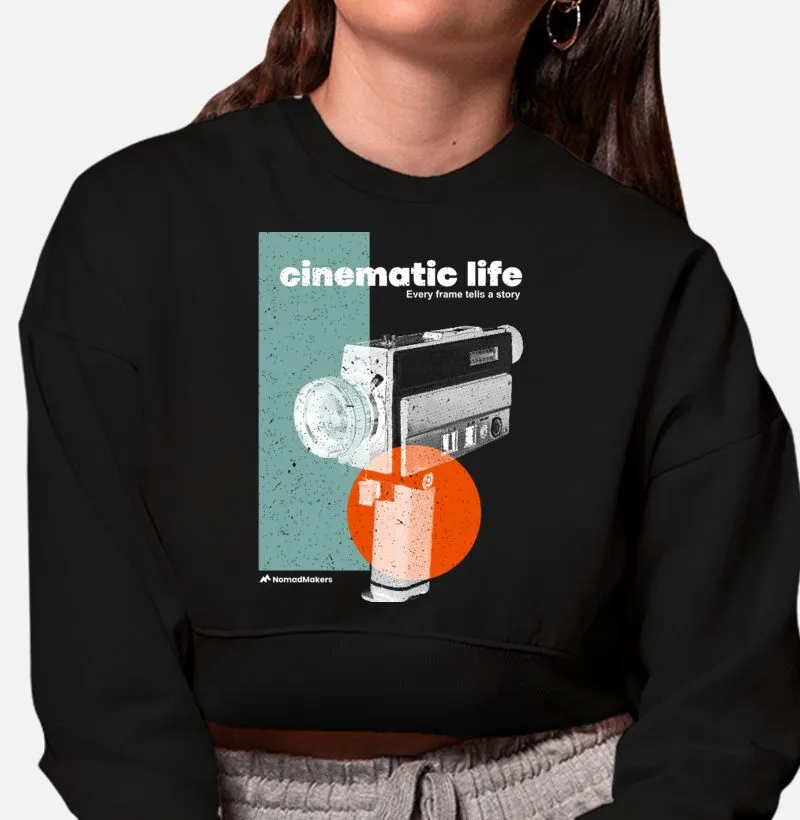 Cinematic Life - Frames - Moleton Cropped Preto