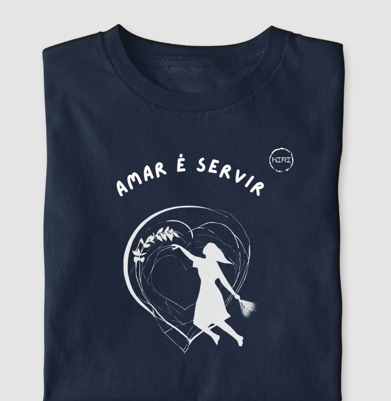 Camiseta KIRI - Amar é Servir - Min