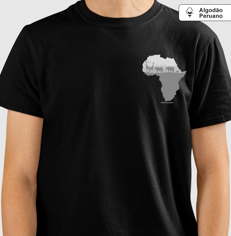 Camiseta Animalis Home Edition 100% Algodão Peruano