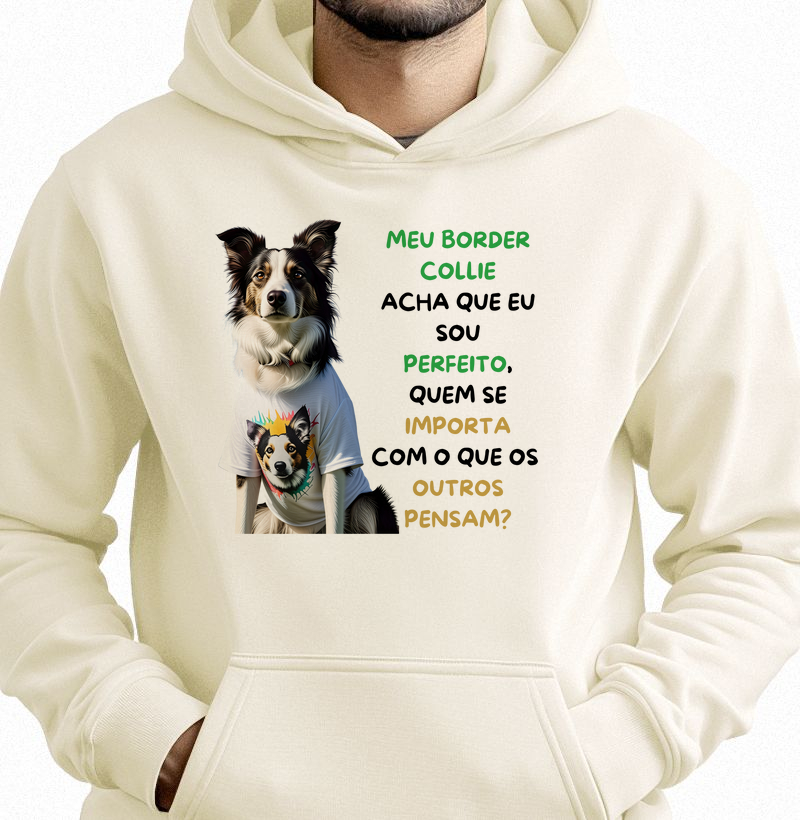 Meu border collie acha que eu sou perfeito