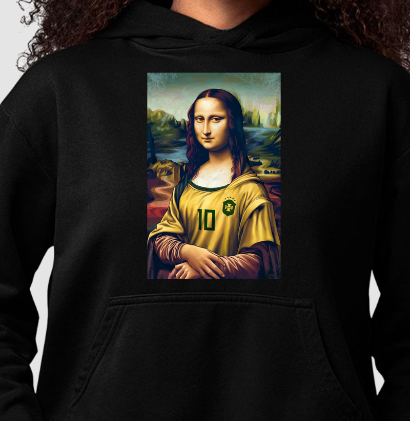 Moletom Canguru Mona Lisa é seleção