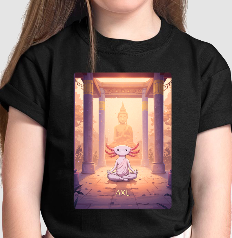 Camiseta Infantil  - AXL, Meditando (01)