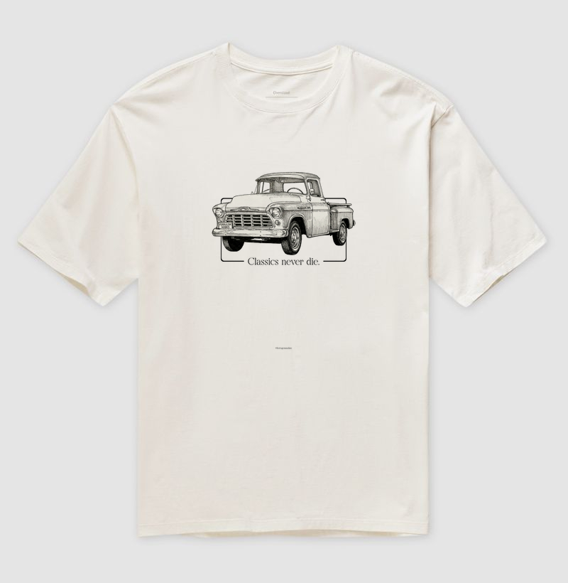 Camiseta Chevrolet 3100 Marta Rocha - A Beleza Eterna - Clara