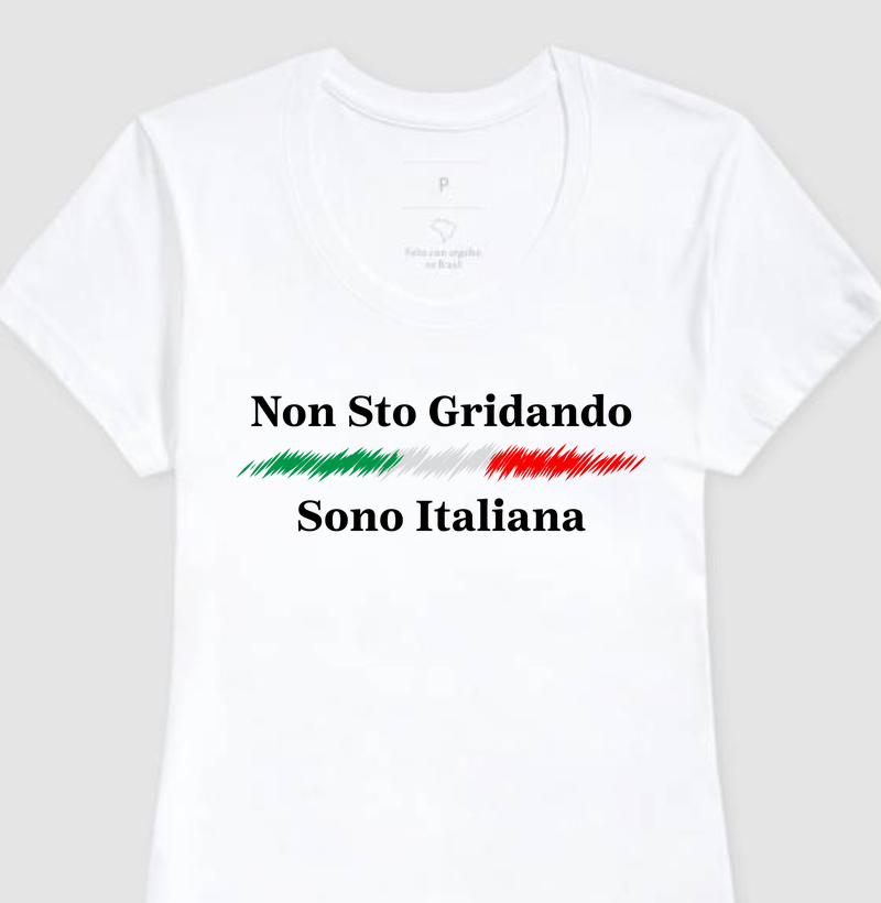 Non Sto Gridando, Sono Italiana