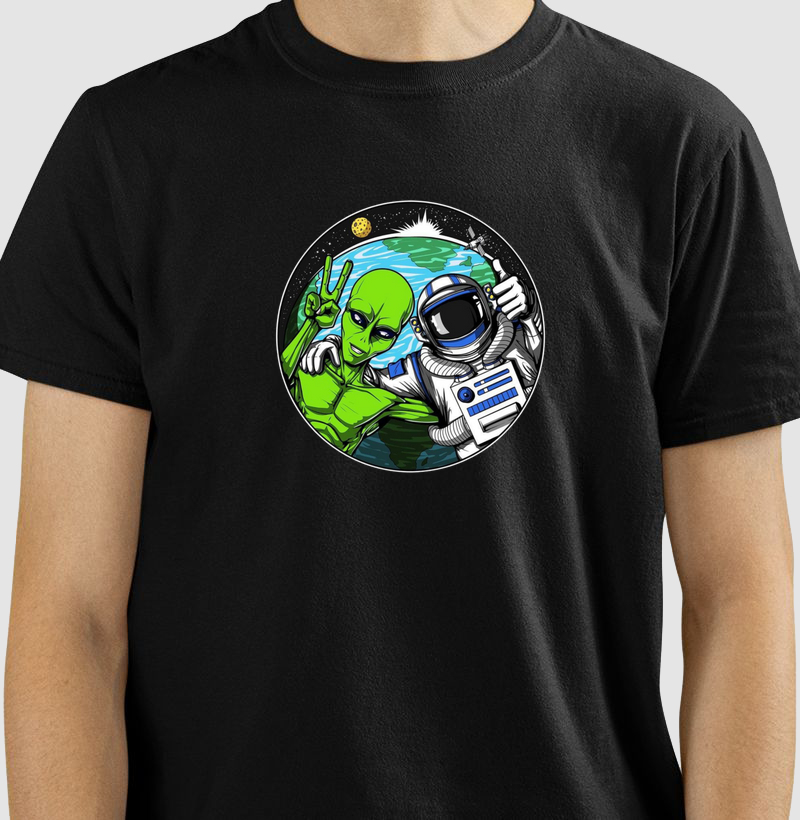Camiseta Vibes planetária