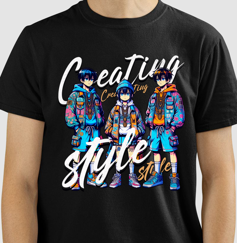 camiseta streetwear mangar
