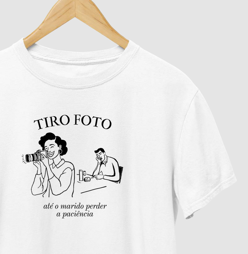 Tiro foto até o marido perder a paciência