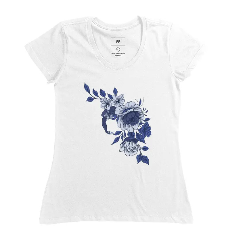 Blue Flowers & Monkeys