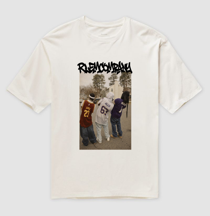 Camiseta Oversized RlemCompany Anos90