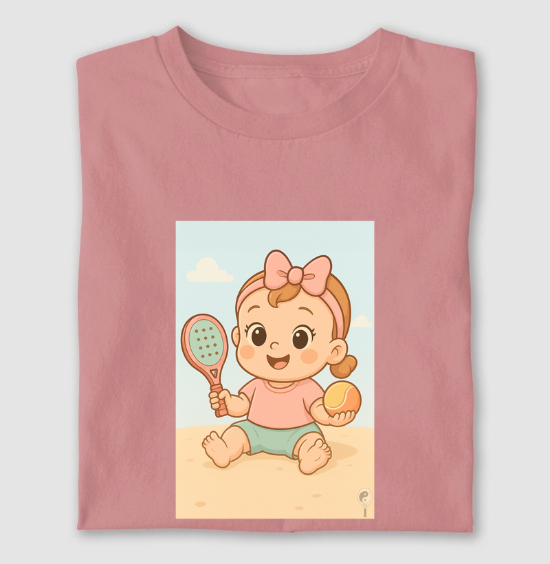 Menina Beach Tennista
