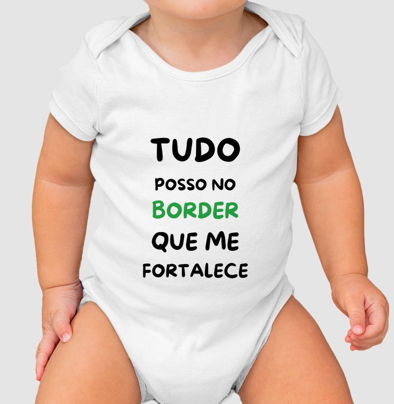 Tudo posso no border que me fortalece
