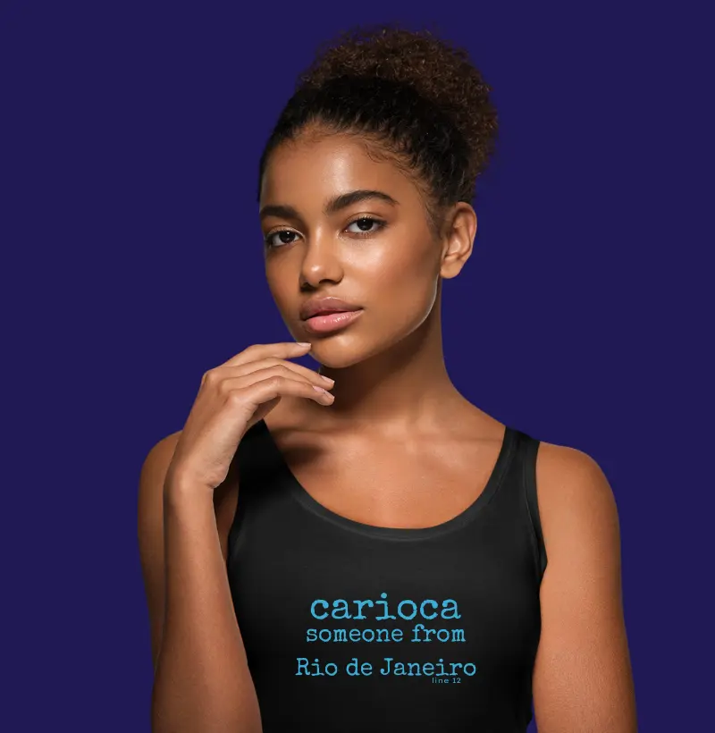 CARIOCA EM TURQUESA