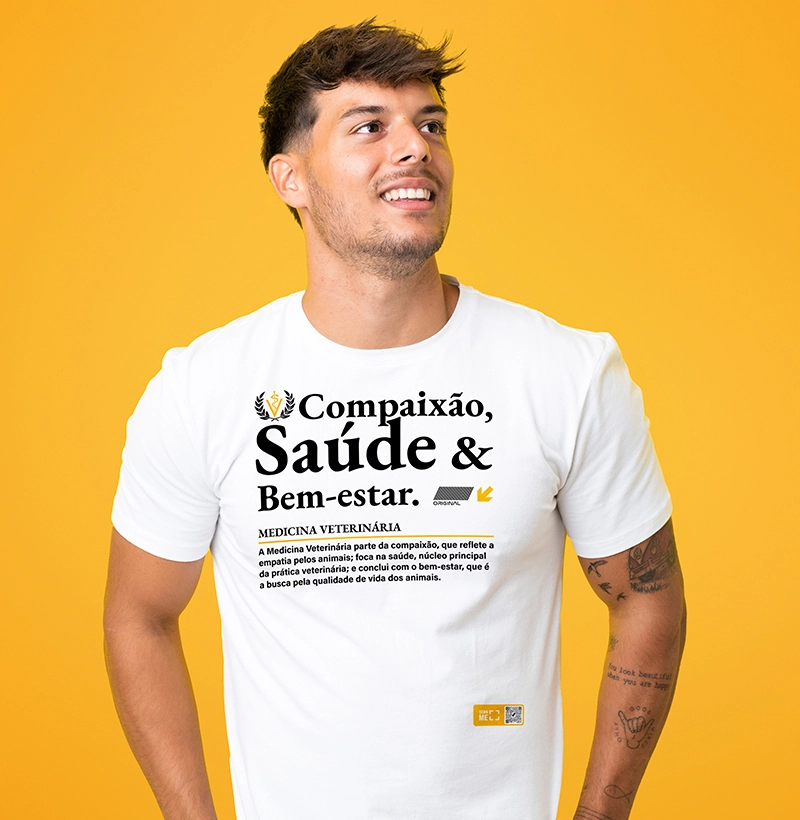 Camiseta M. Veterinária Compaixão