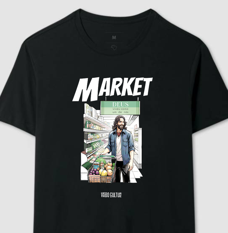 CAMISETA "JESUS NO MERCADO"