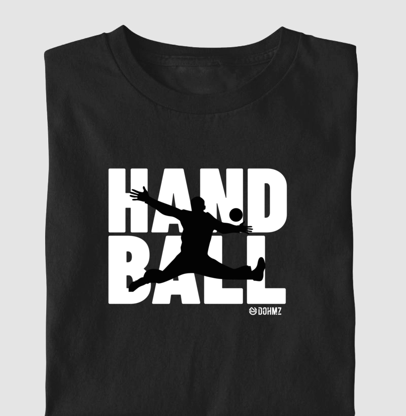 Camiseta Handebol - Goleiro entre as letras