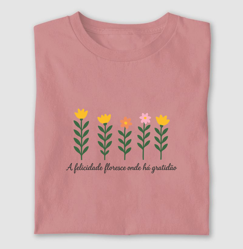 flores e gratidão