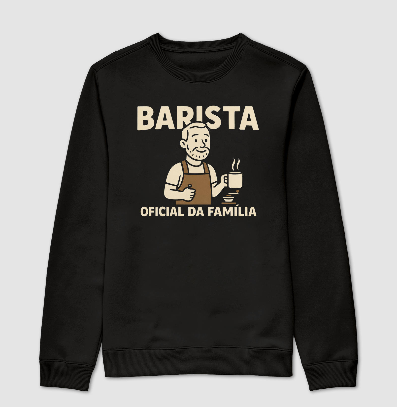 Camiseta Café BARISTA OFICIAL DA FAMÍLIA Camiseta Presente Dia dos Pais