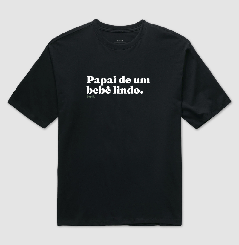 Pai de um bebê lindo