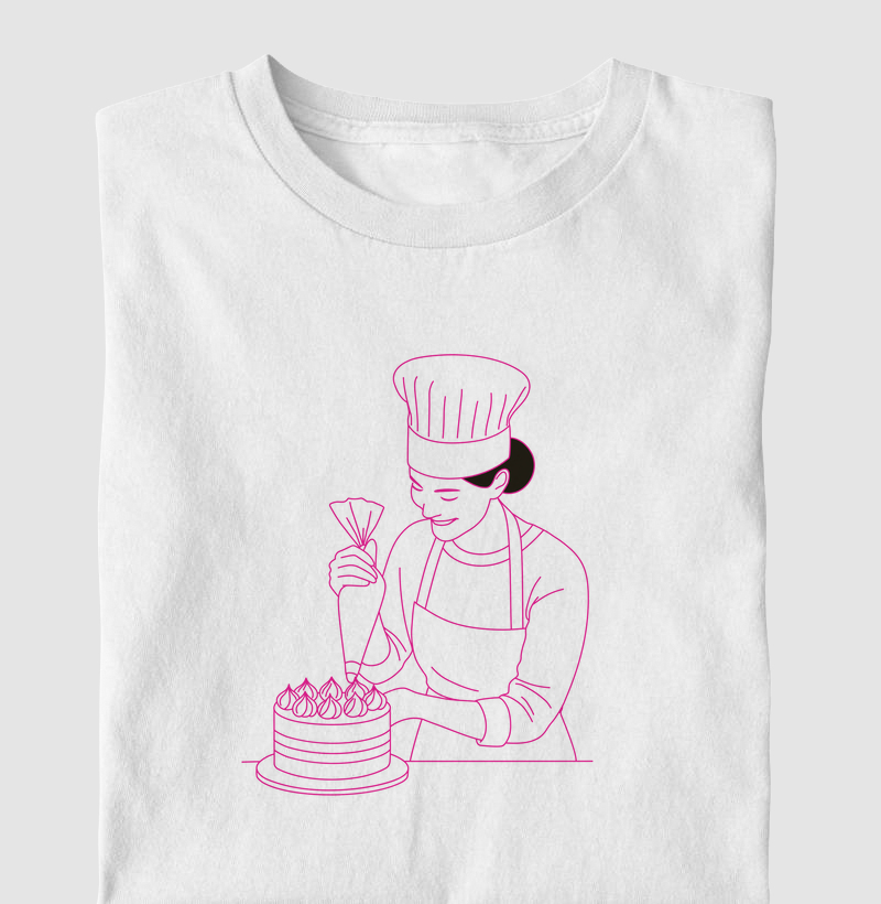 T-shirt mão na massa