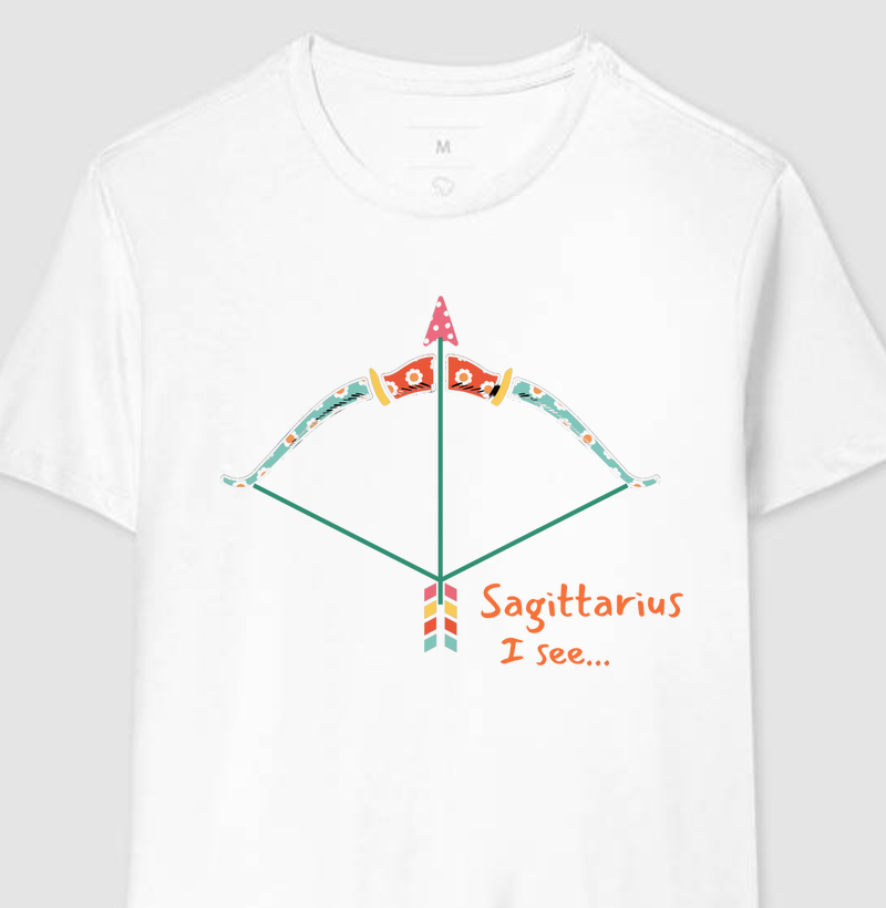 Camiseta Sagittarius (feminina e masculina)