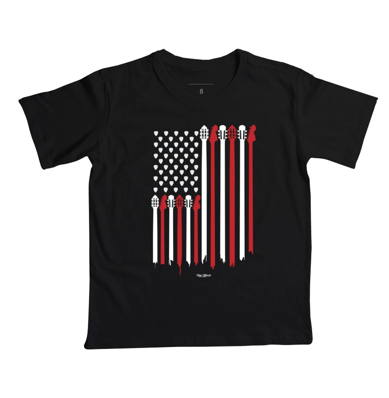 American Flag Acoustic&Guitar