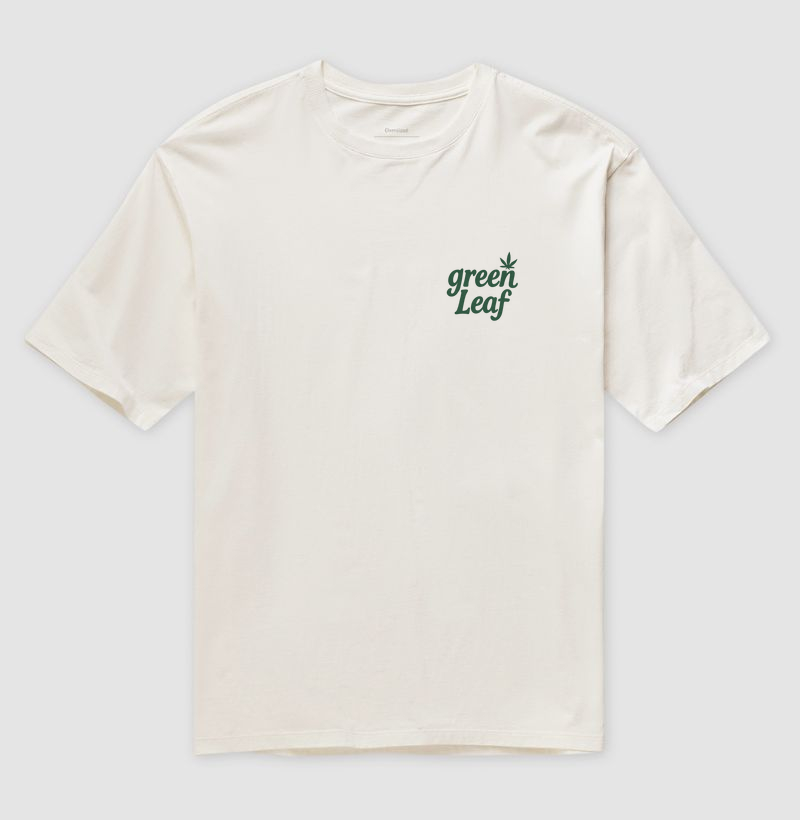 Camiseta oversized - Green Leaf