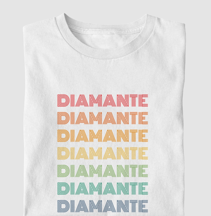 Diamante Letreiro Retrô