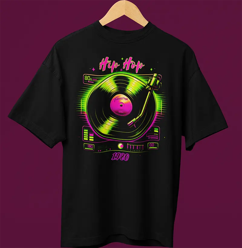 Vinyl Disc - Nostalgia - Hip Hop 1980 Green Purple