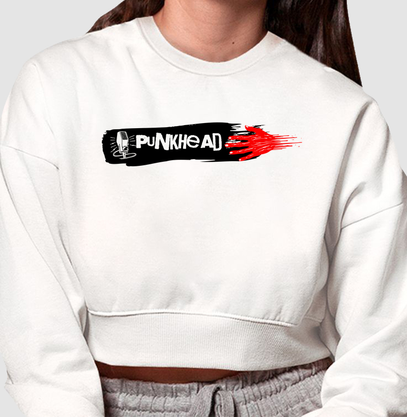 Moletom Cropped “Punkhead”