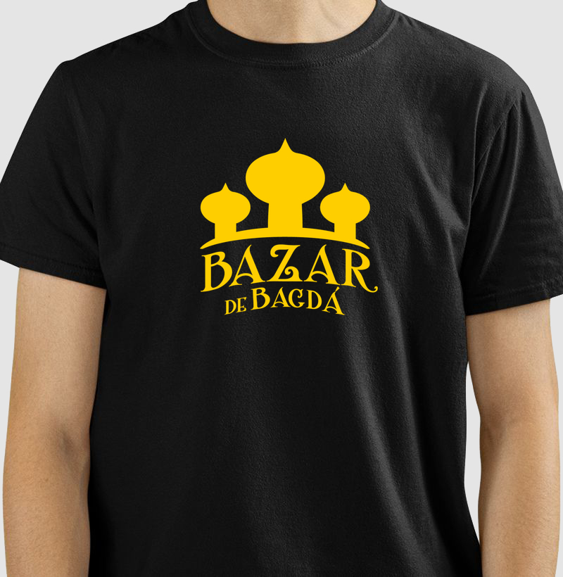 Collab - Bazar de Bagdá - Big Logo amarelo