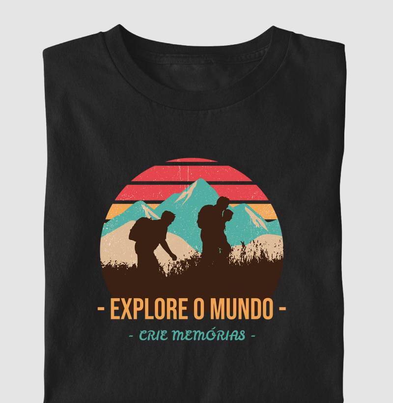"Explore o mundo, crie memórias!"