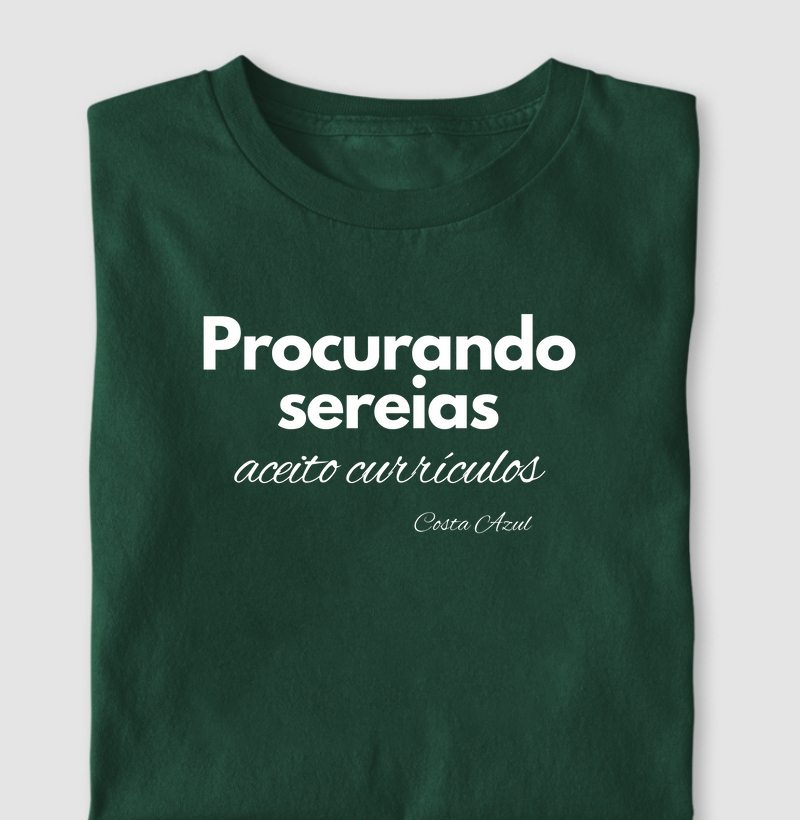 Camiseta Procurando sereias