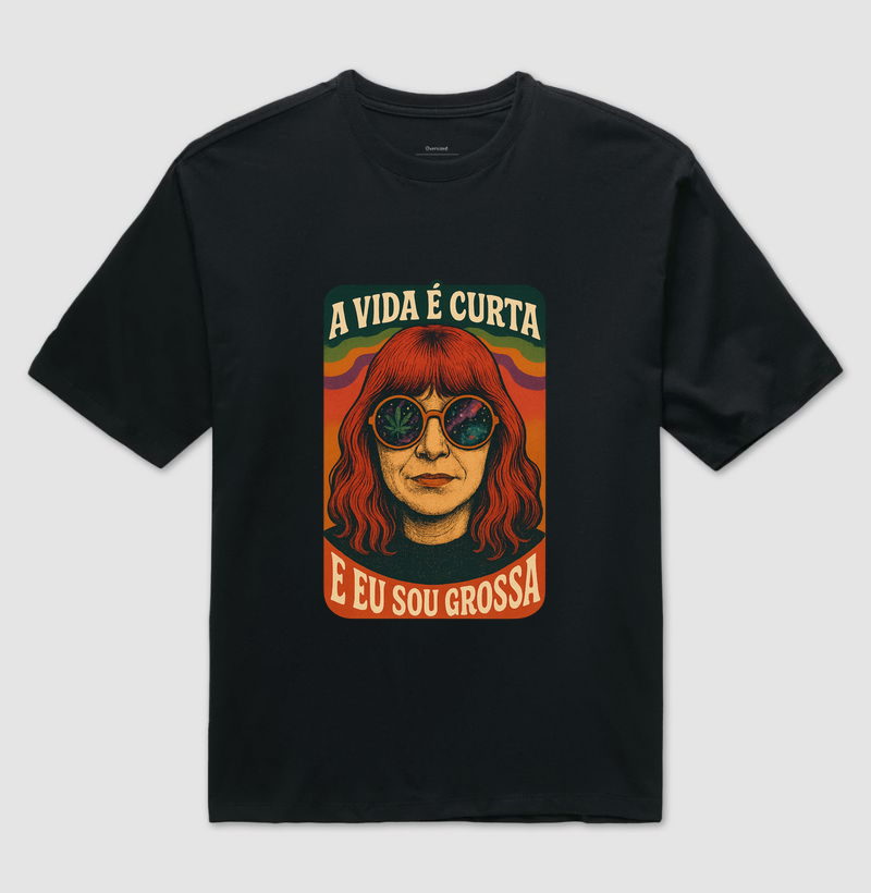 Camiseta oversized - Rita Lee