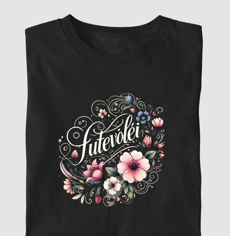 Camiseta Fetevôlei floral
