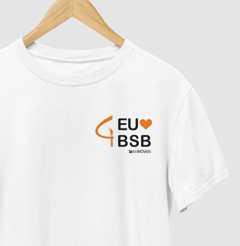 Camiseta '' Eu Amo BsB ''