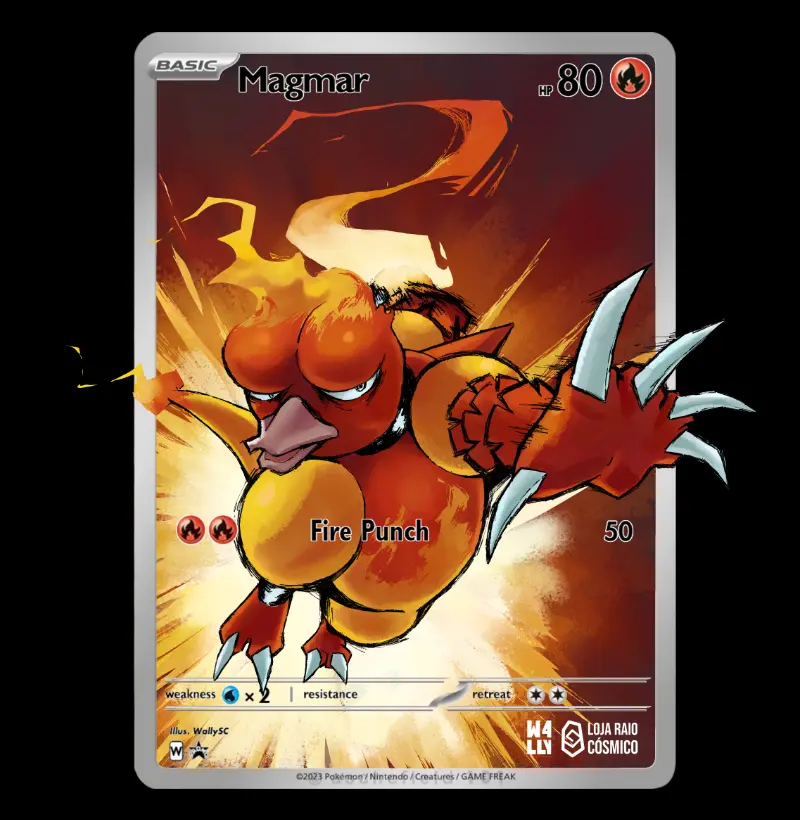 Magmar used fire punch