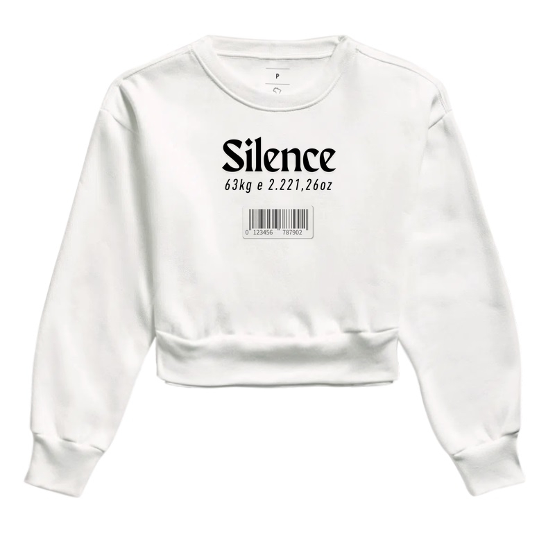 Cropped Silence Feminino
