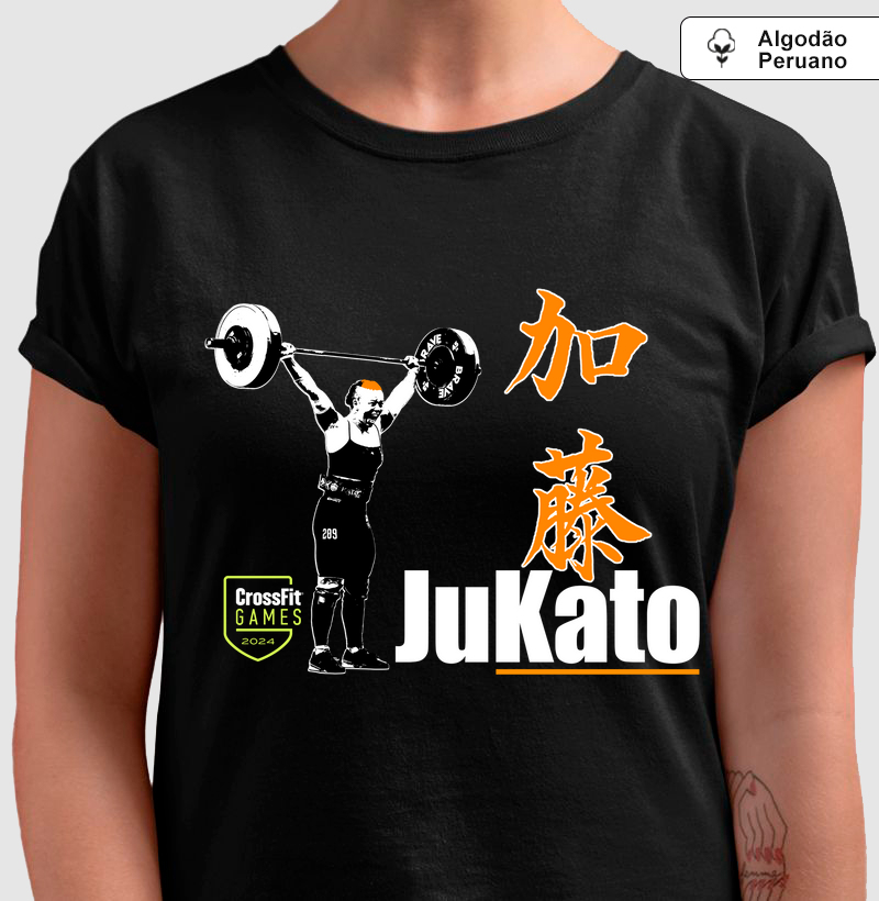 Camiseta algodão peruano preta