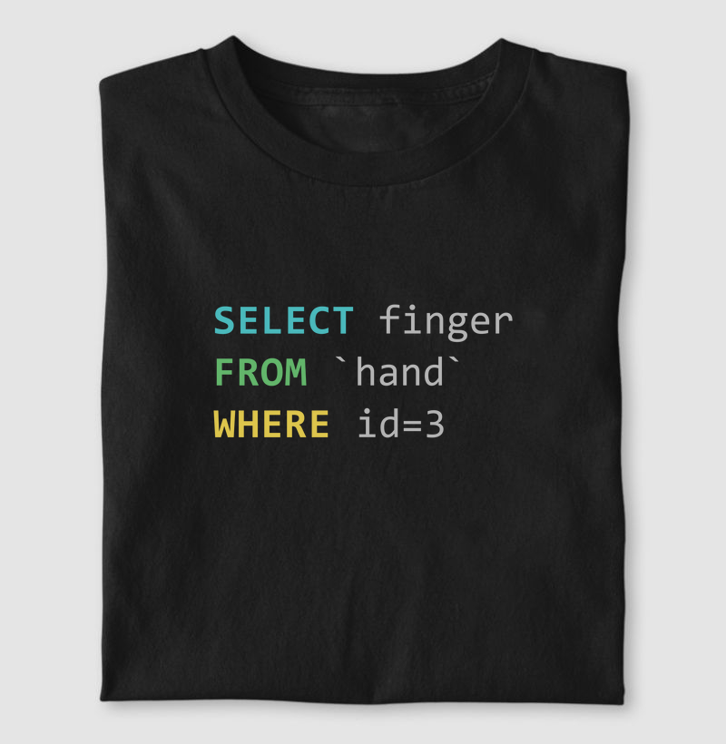 Camiseta Select Dedo do Meio
