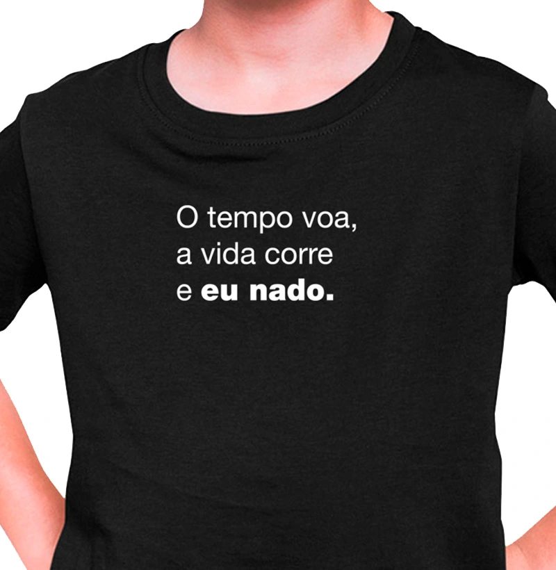 O TEMPO VOA, A VIDA CORRE E EU NADO