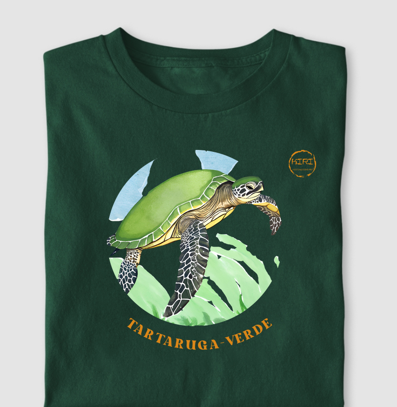 Camiseta KIRI - Tartaruga-Verde