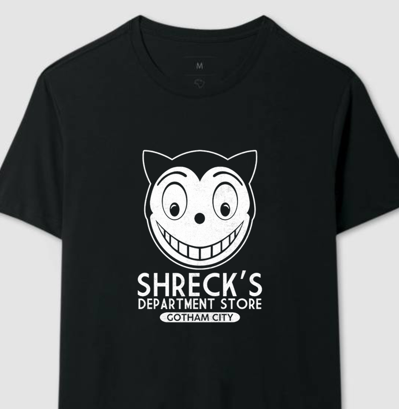 Camiseta Shrek's Dept Store - Batman Returns