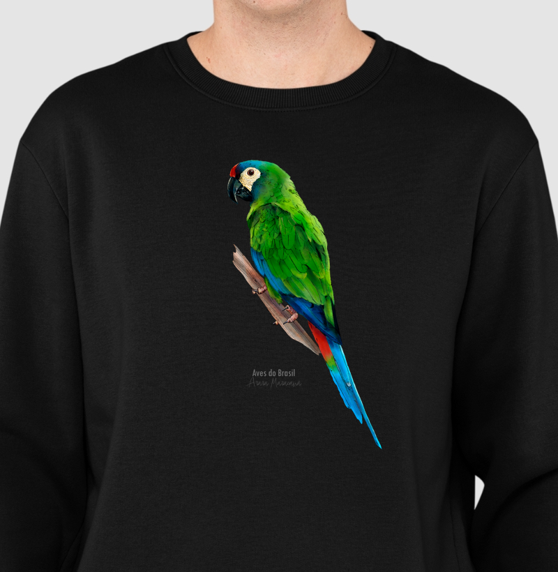 Aves do Brasil II - Arara Maracanã - Moletom