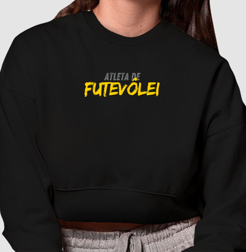 Cropped moletom Atleta de Futevôlei