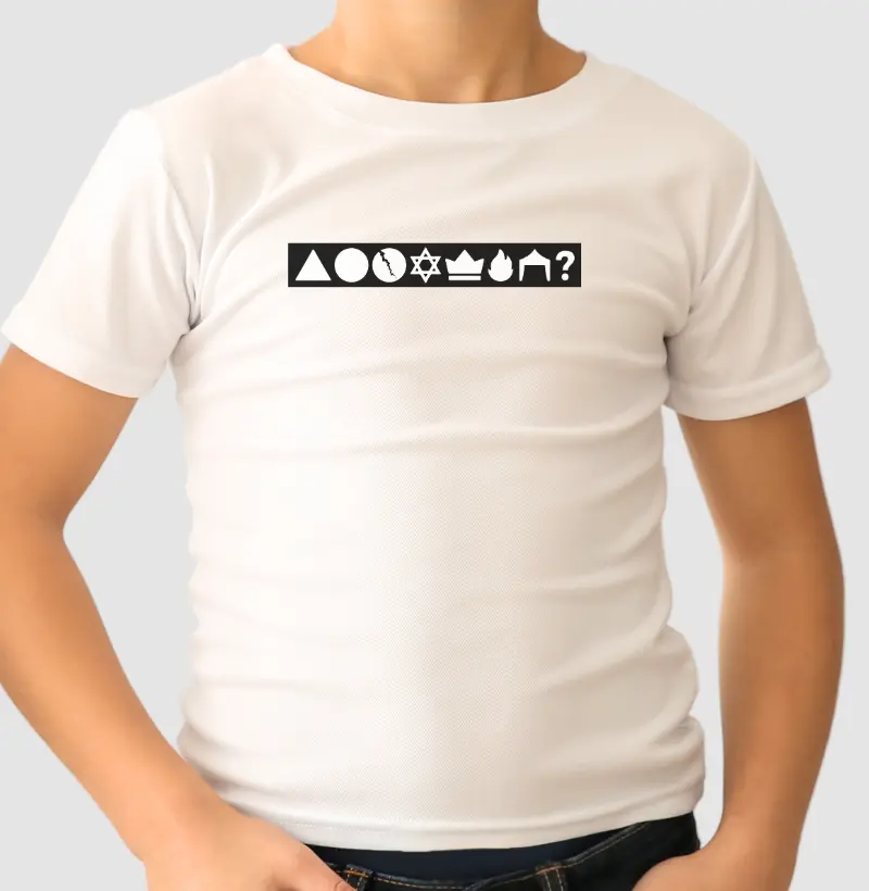 CAMISETA INFANTIL A HISTÓRIA DE DEUS