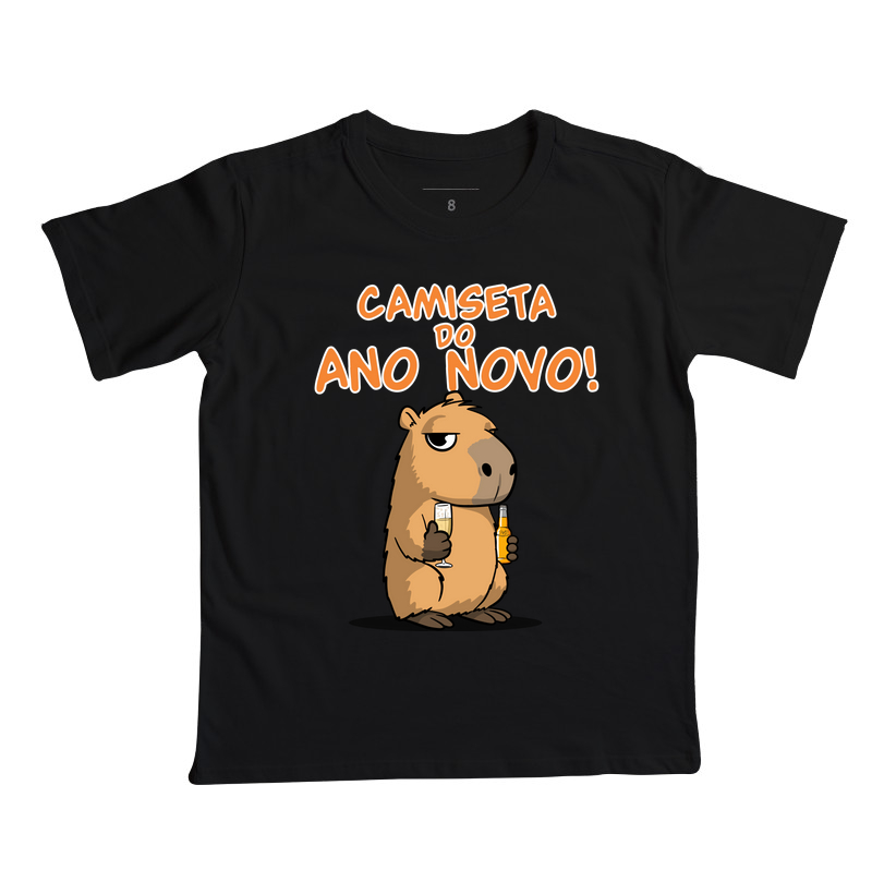 Camiseta Capivara Ano Novo