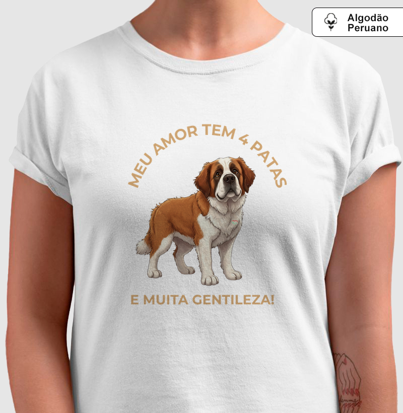 AMOR SÃO BERNARDO - Malha Peruana 