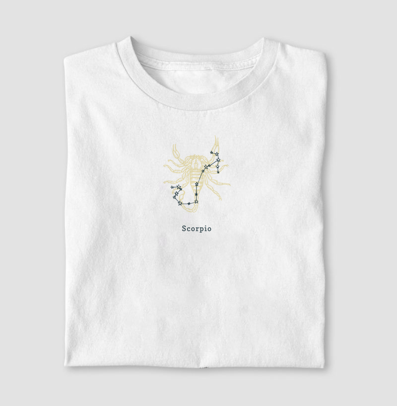 Camiseta Signos ESCORPIÃO - ARTISTIC SYMBOL